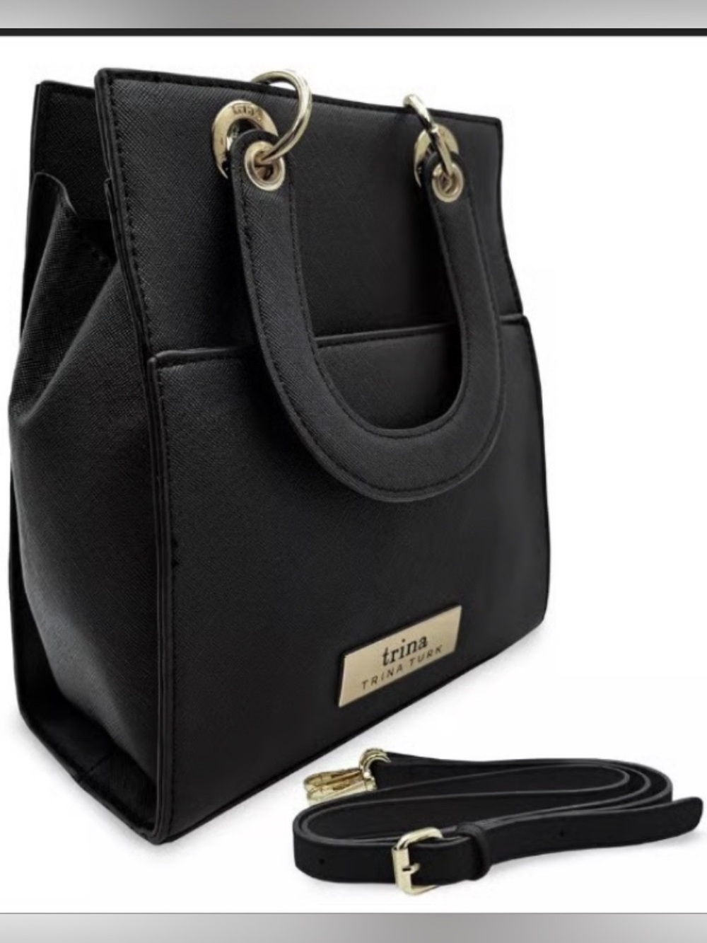 NWOT- Trina Turk black Park Avenue Handbag